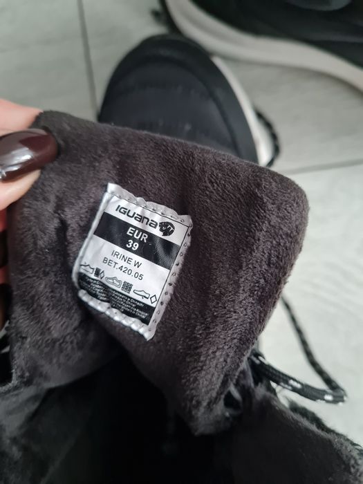 Śniegowce wkładka 24.5cm cieplutkie iguana