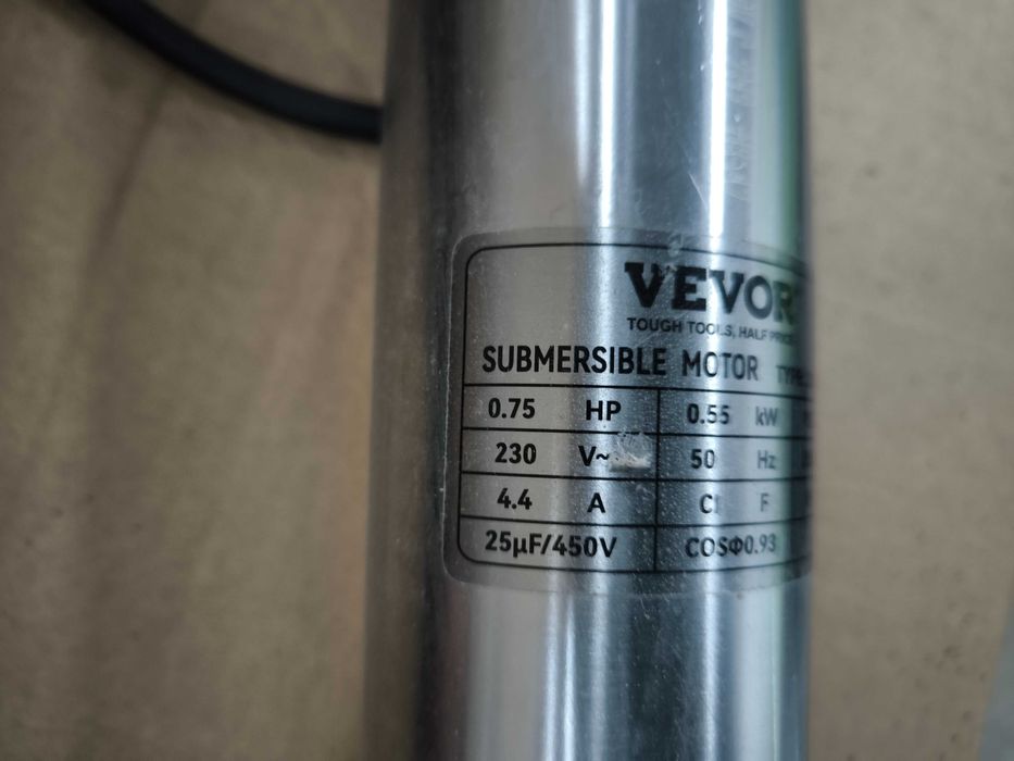 Pompa głębinowa VEVOR 3" 550W, maks. przepływ 50 l/min,