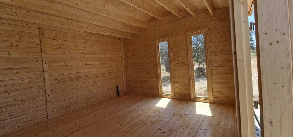 Casa de madeira de 32m2 - Modelo ARTEMIS 8x4