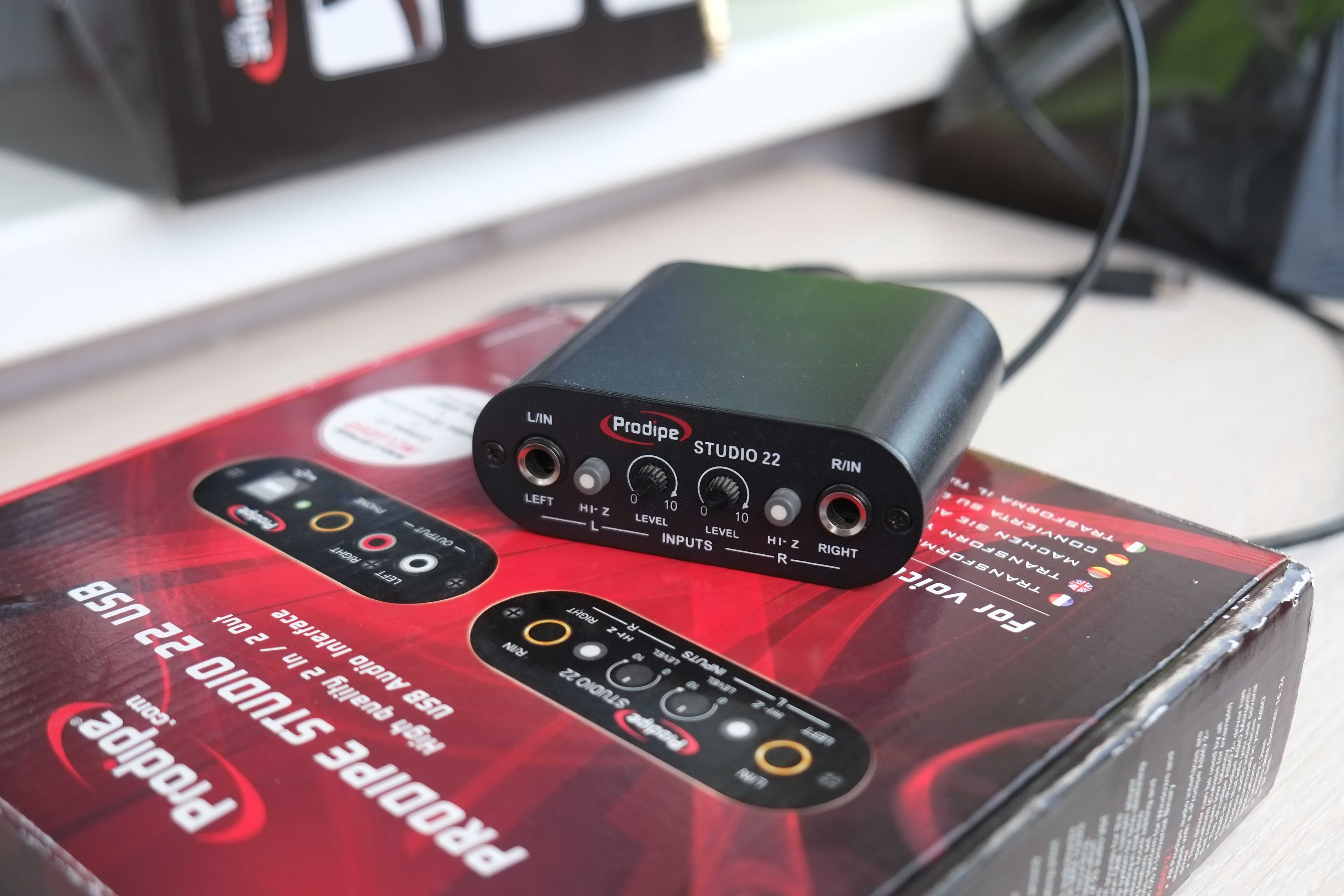 Аудиоинтерфейс Prodipe Studio 22 USB