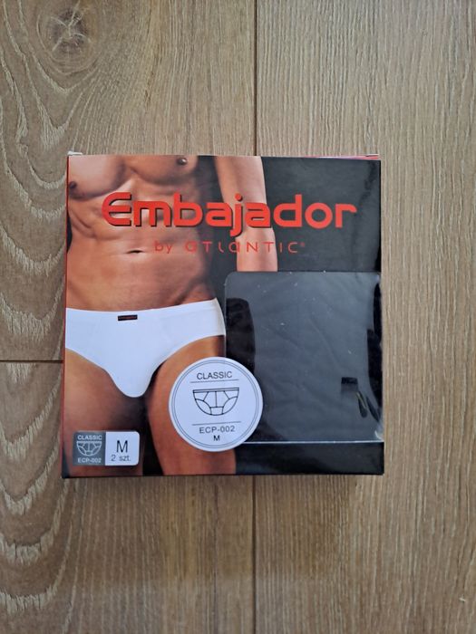 Slipy męskie Atlantic, CLASSIC, rozmiar M, 2PACK