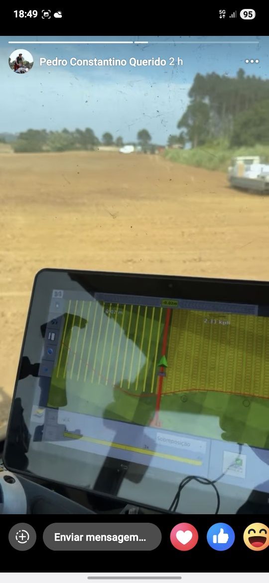 GPS de Plantação a trabalhar em Rangepoint