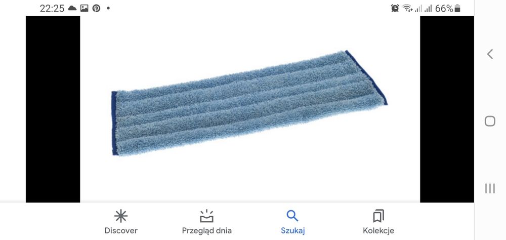 Diversey Mop płaski z mikrofibry NA RZEP 40 cm