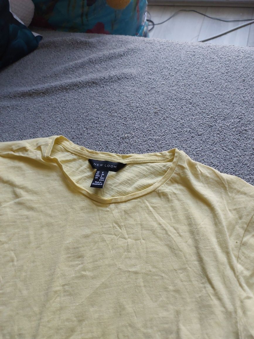 Bluzka koszulka żółta S 36