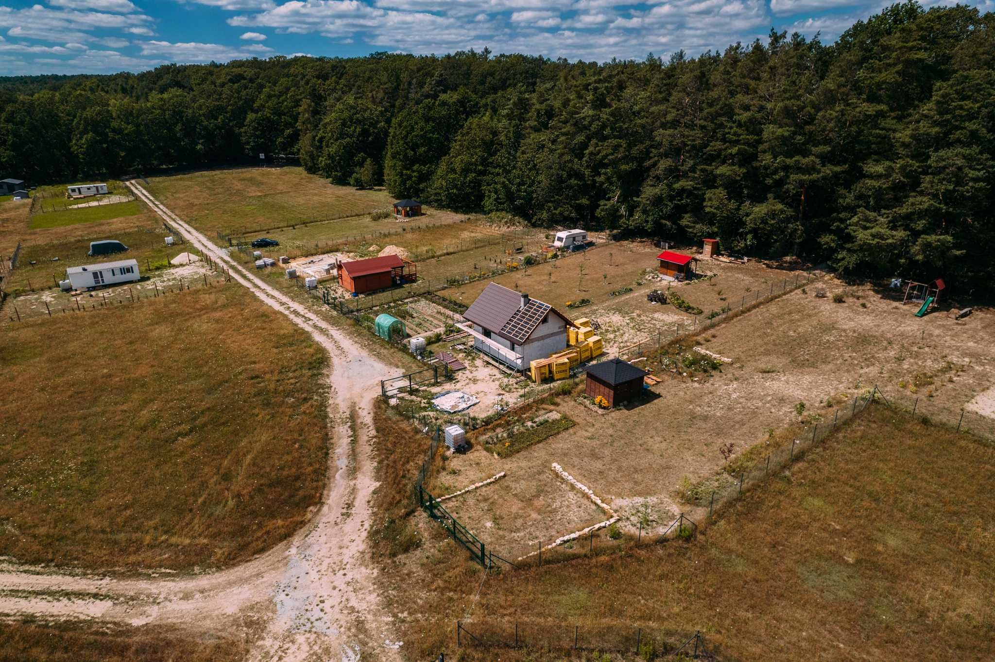 Piękna DZIAŁKA REKREACYJNA 50 km od W-wia , Wybuduj i ciesz się