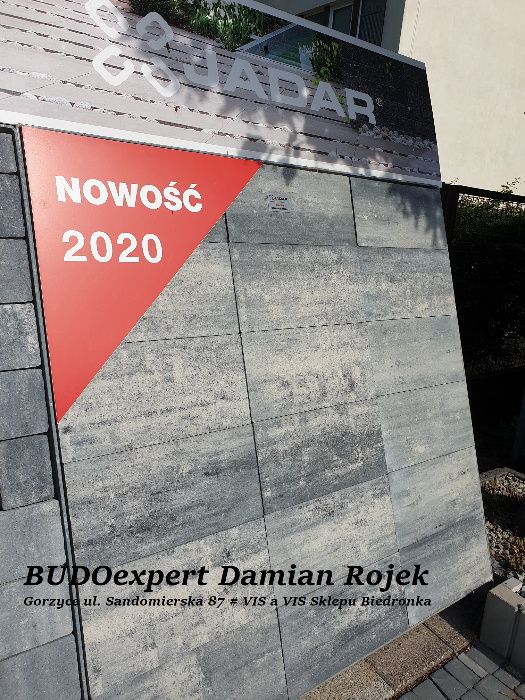 Nowoczesna betonowa płyta tarasowa COLORBLEND 60x30 kolor Arktyczny