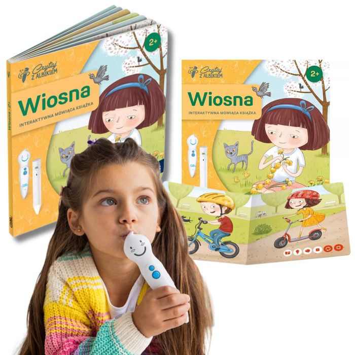 Czytaj z ALBIKIEM Interaktywna Miniksiążka EDUKACYJNA Wiosna 2+ ALBIK