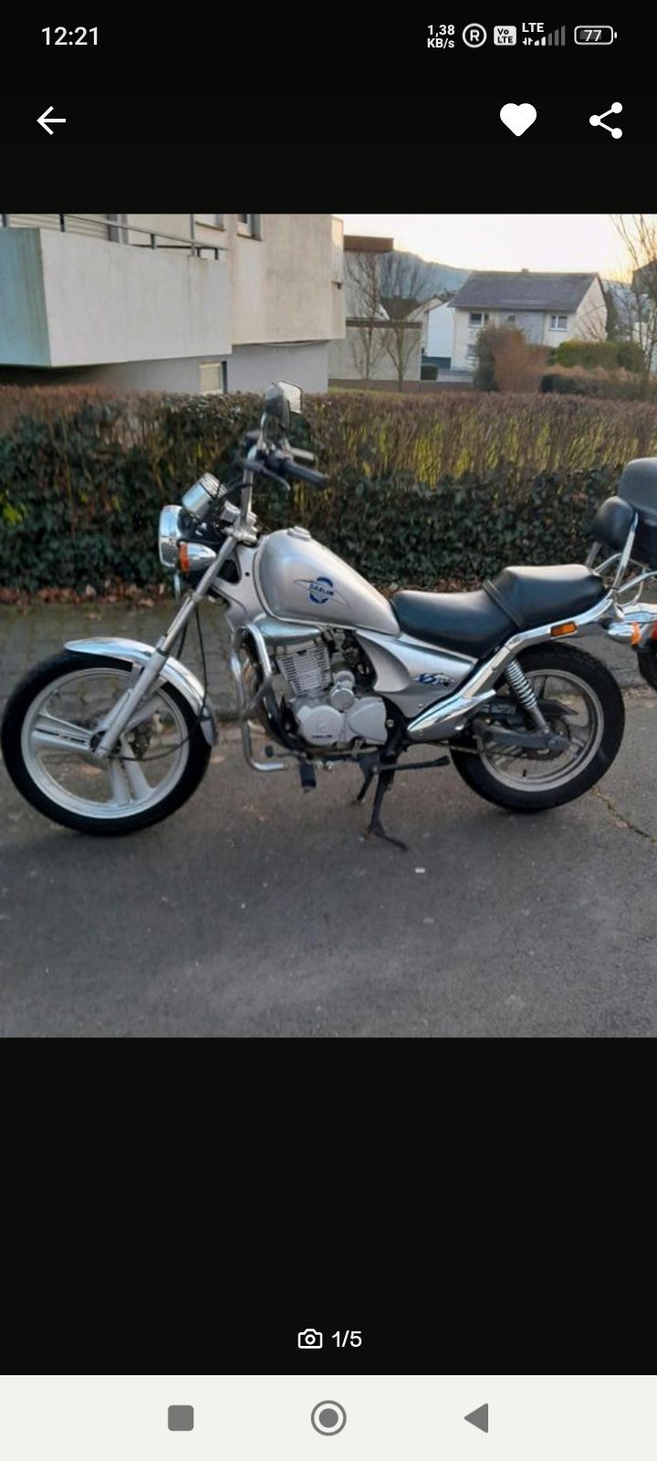 Daelim  VS 125F tylko 3800 km