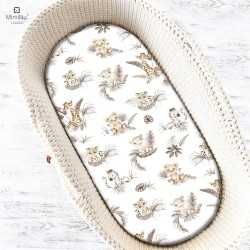 Prześcieradło do kołyski, łóżeczka dostawnego  90x40 cm MIX WZORÓW