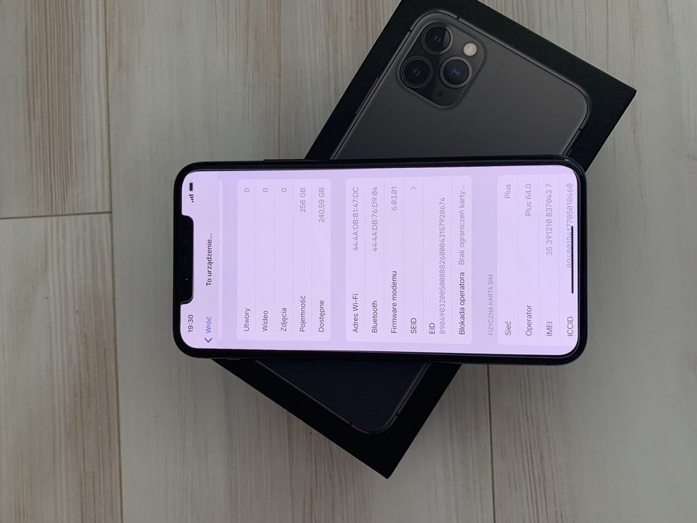 Apple iPhone 11 PRO MAX 256 GB. Stan JAK NOWY ! Bez Blokad. Magsafe.