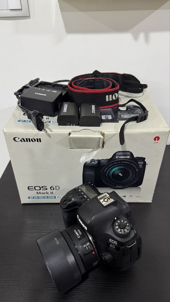 Canon Eos 6d mk2 + 50mm 1.8 + Flash Godox
