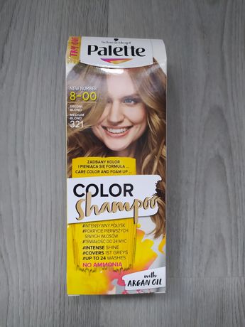 Szampon koloryzujący Palette Color Shampoo 8-00 średni blond.