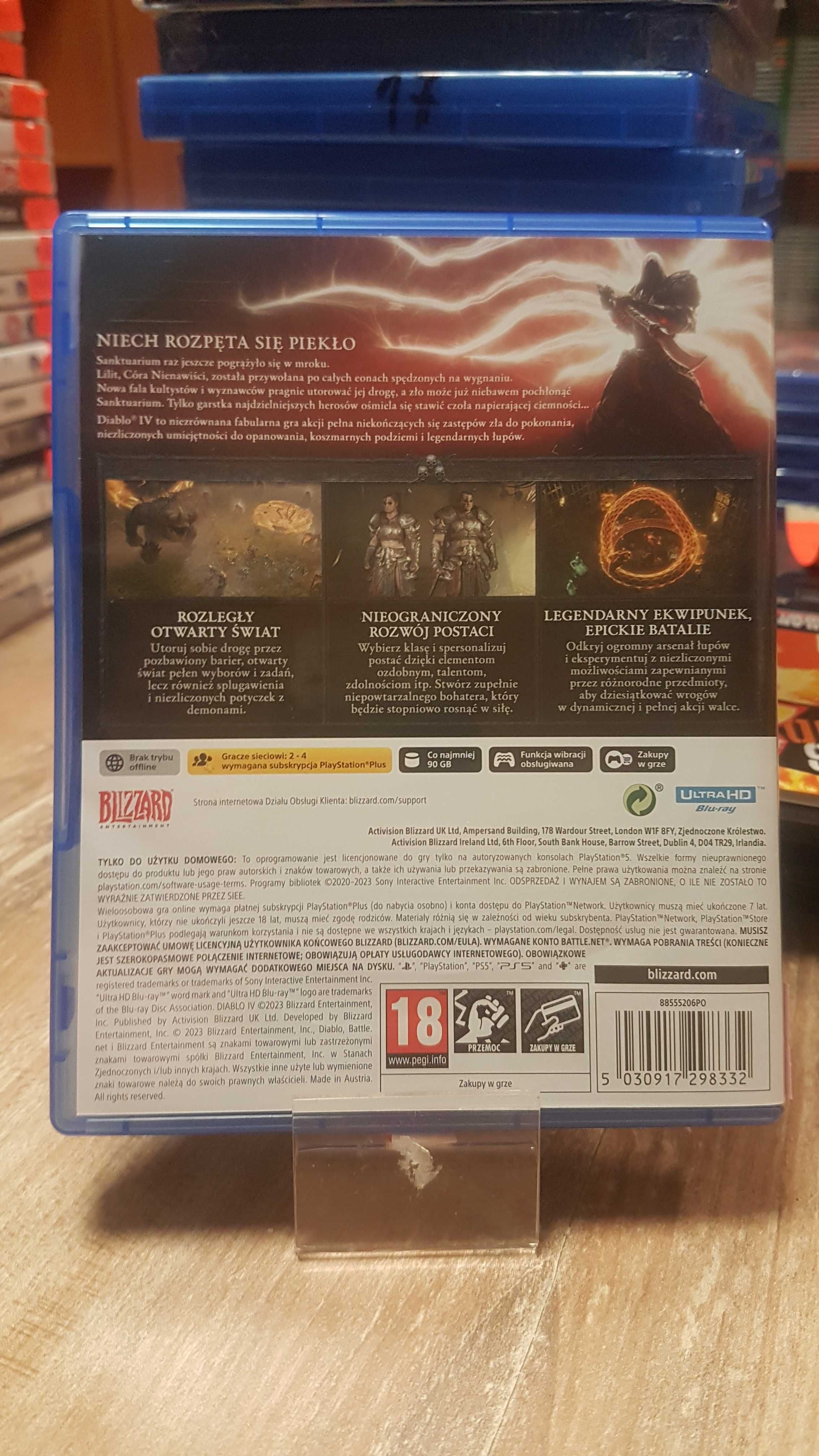 Diablo IV PS5  Sklep Wysyłka Wymiana
