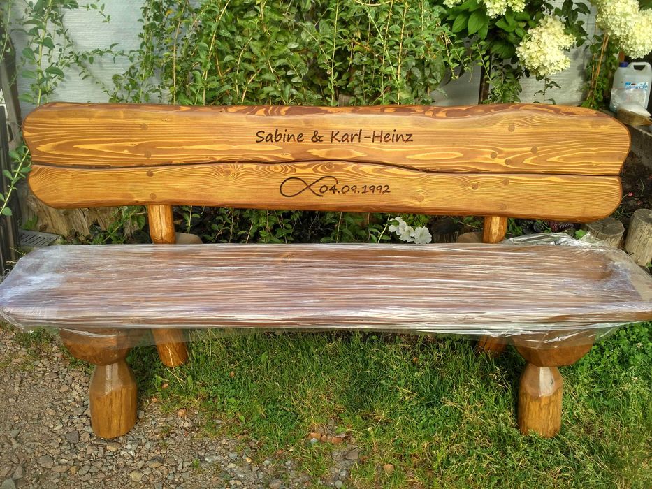 Ławki i komplety drewniane