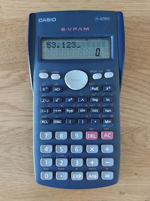Máquina científica de calcular Casio