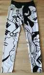 Legginsy sportowe Trec getry Trecwear Trecgirl czarne białe S