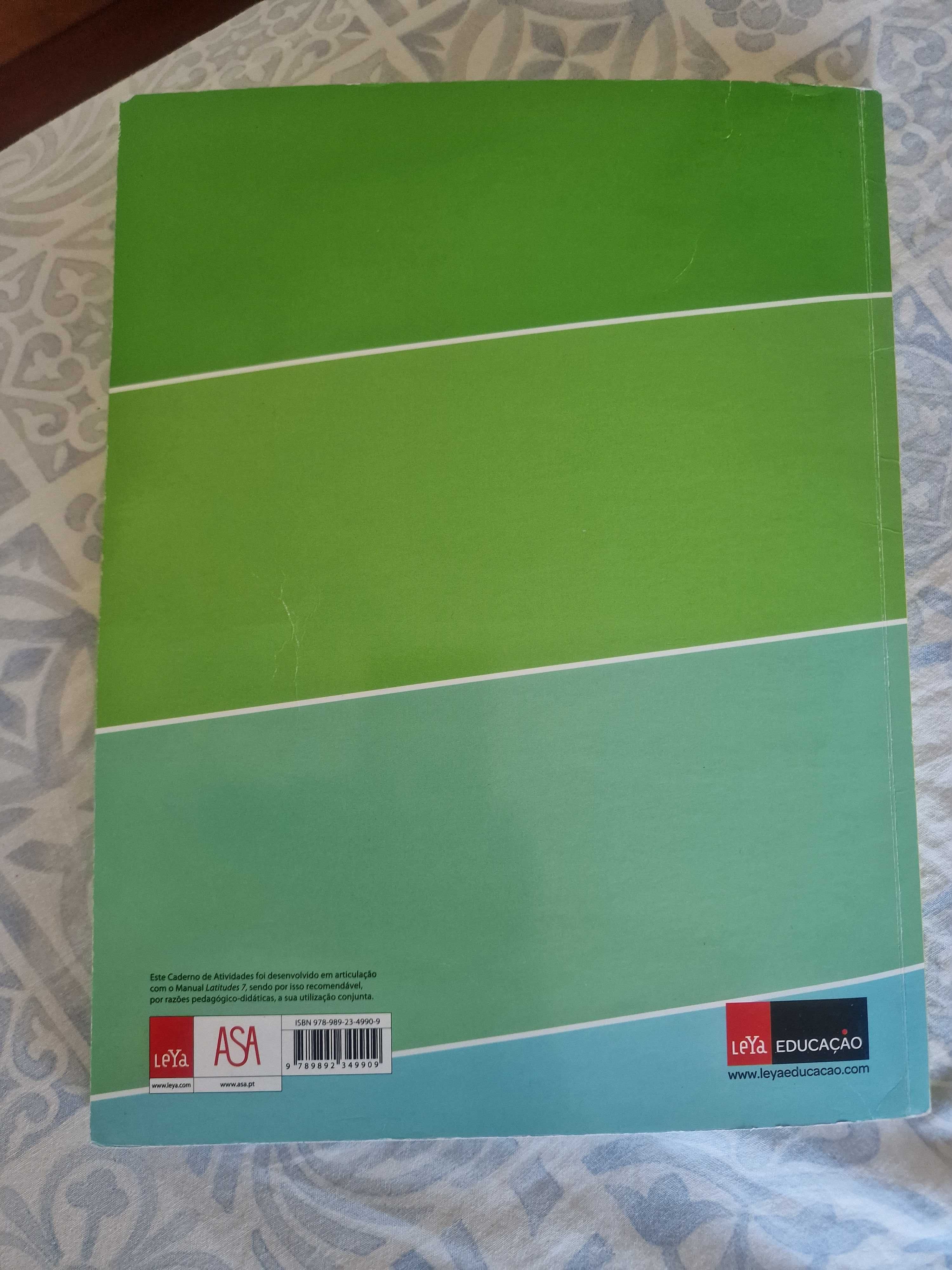 Caderno de atividades Geografia Latitutes 7 °ano