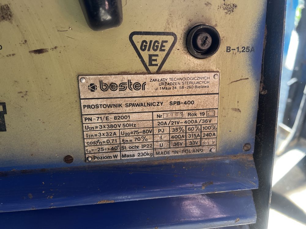 Spawarka Bester spb 400
