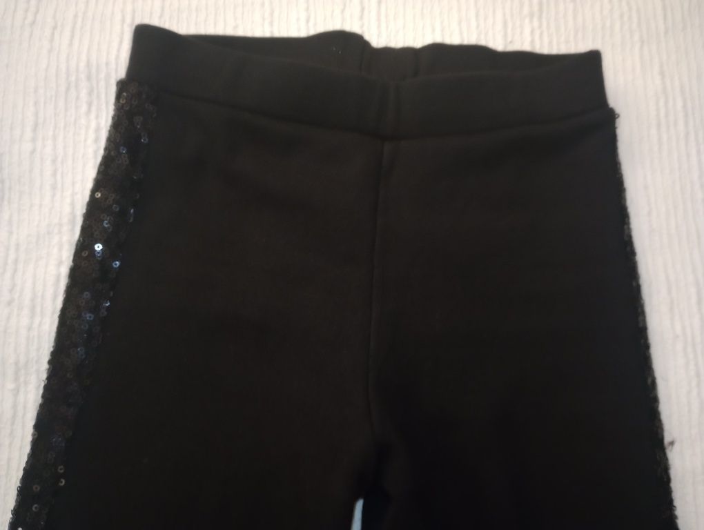Legginsy getry ocieplane  r. 140