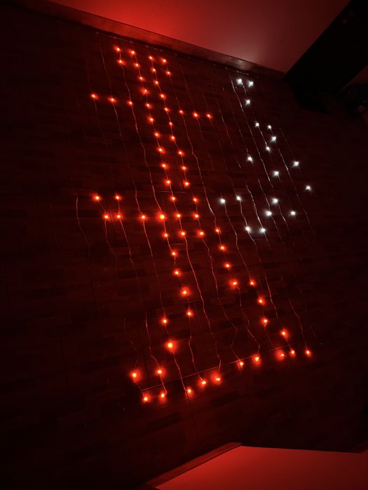 Умная гирлянда штора 3мх3м