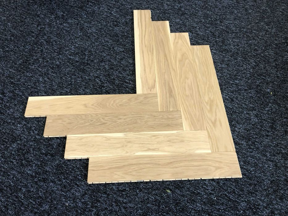 Jodełka klasyczna 11x100x600 Select Bianco - kolor Raw Wood [500m2]