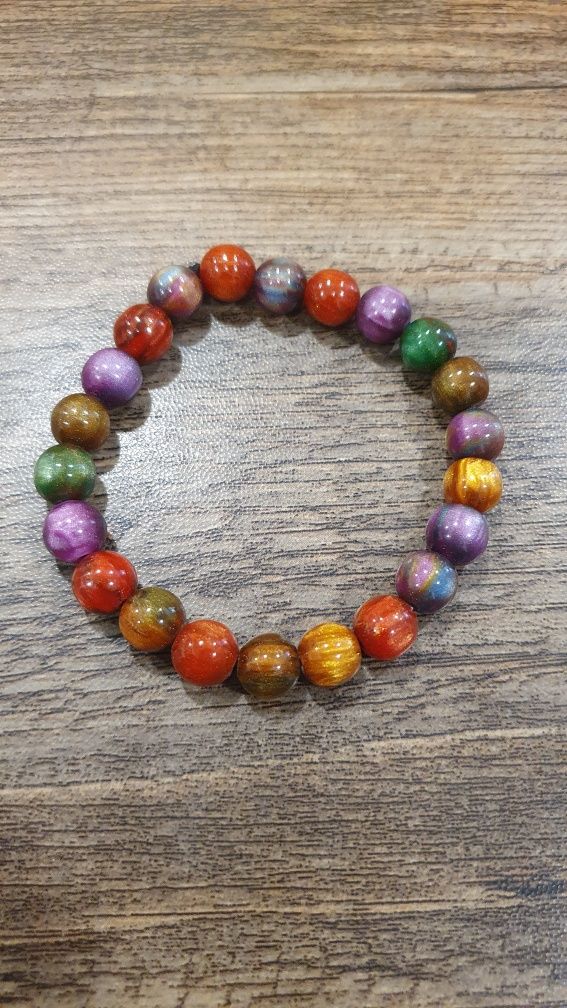 Pulseira senhora com contas Olho de gato