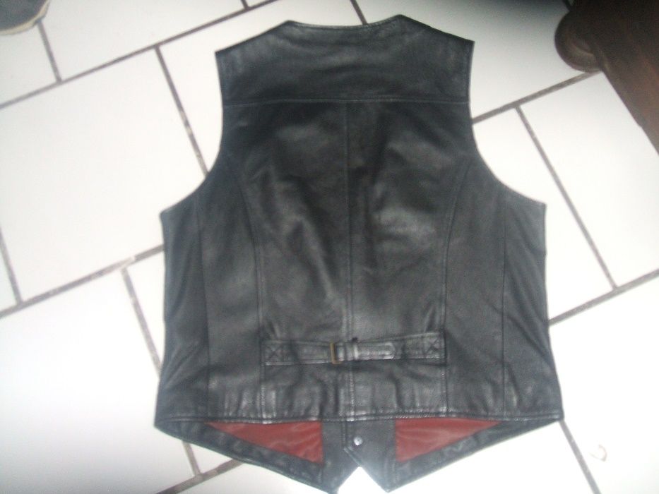 bezrękawnik męski skórzany xl (54) firmy jofama kamizelka