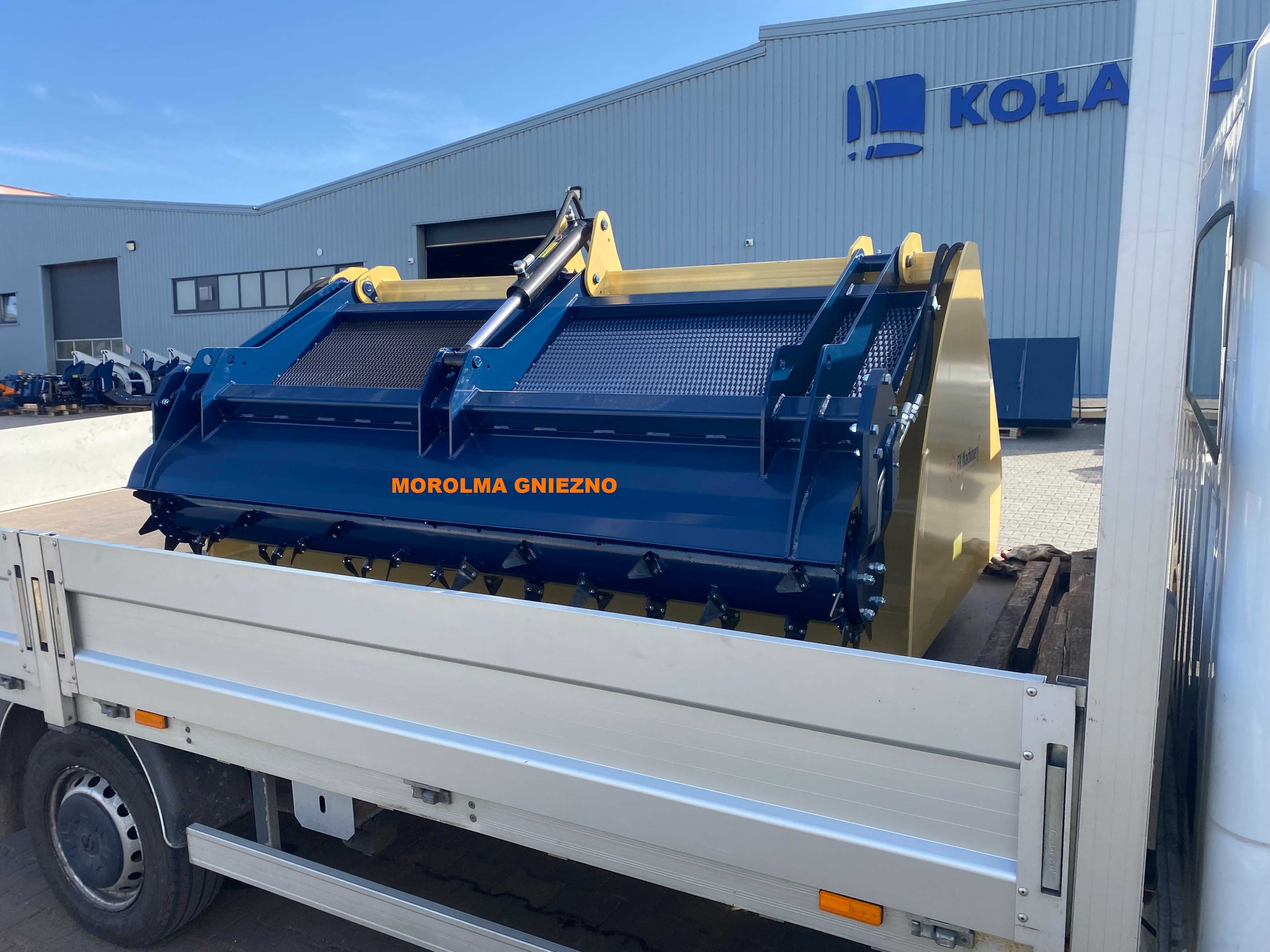 Łyżka do zadawania pasz z frezem hydraulicznym i nożami FK MACHINERY