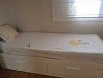 Cama individual / dupla Brimnes Ikea