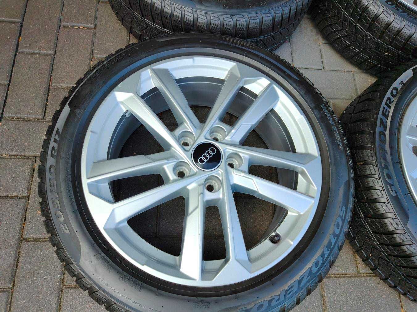 5x112 Koła ALU R17 AUDI A3 8Y 8V ET43 205/50 Pirelli 7mm 2021r Zimowe