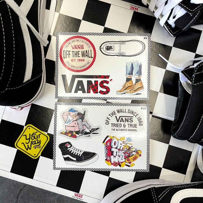 Стікерпаки, наклейки, стікери Vans