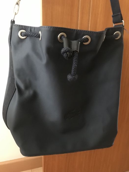 Mala Lacoste original, azul indigo
