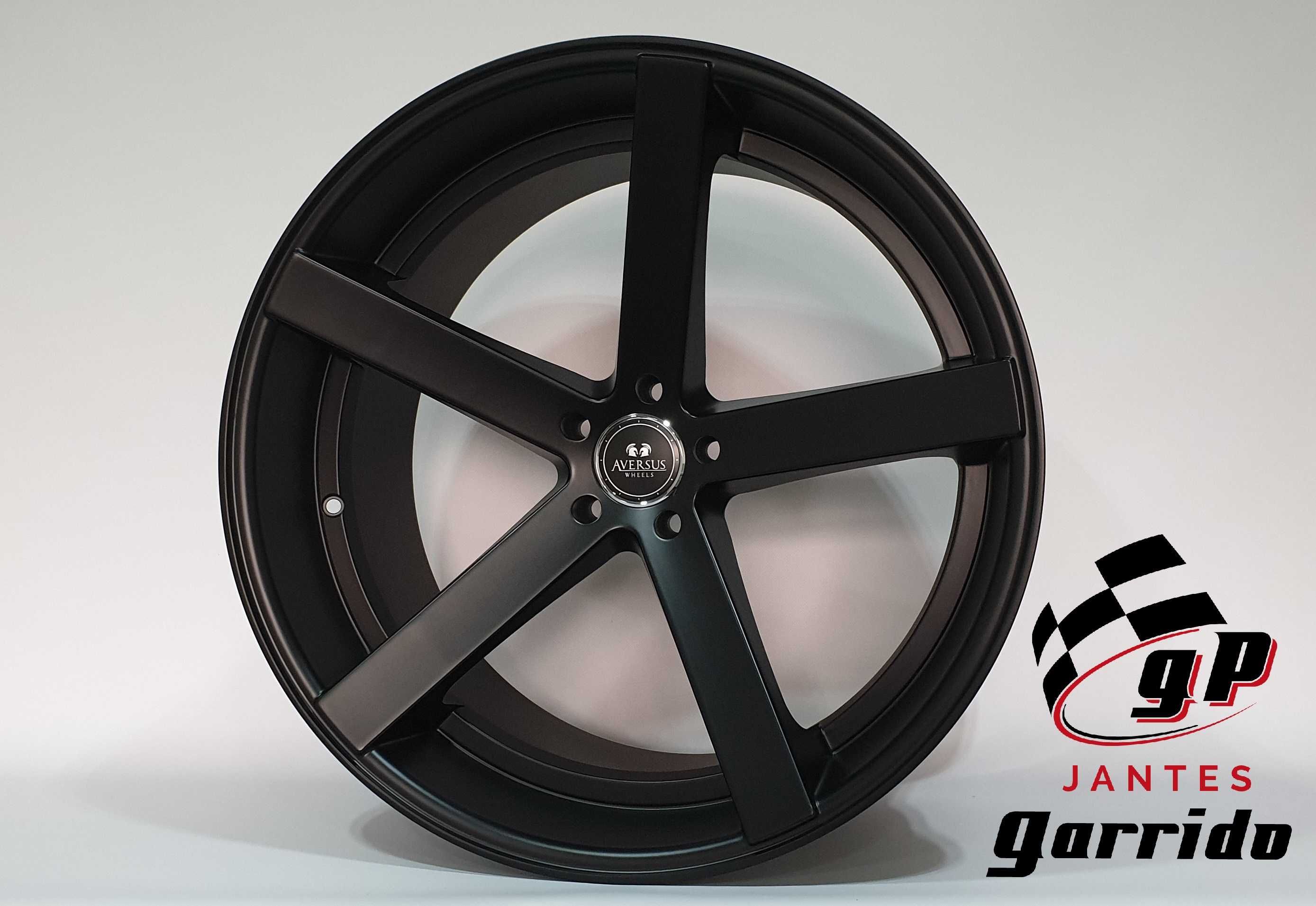 P4-Jantes 22 5x114.3 Aversus Cleopatra em Preto fosco ou cinza.