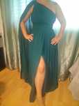 Vestido de cerimónia verde