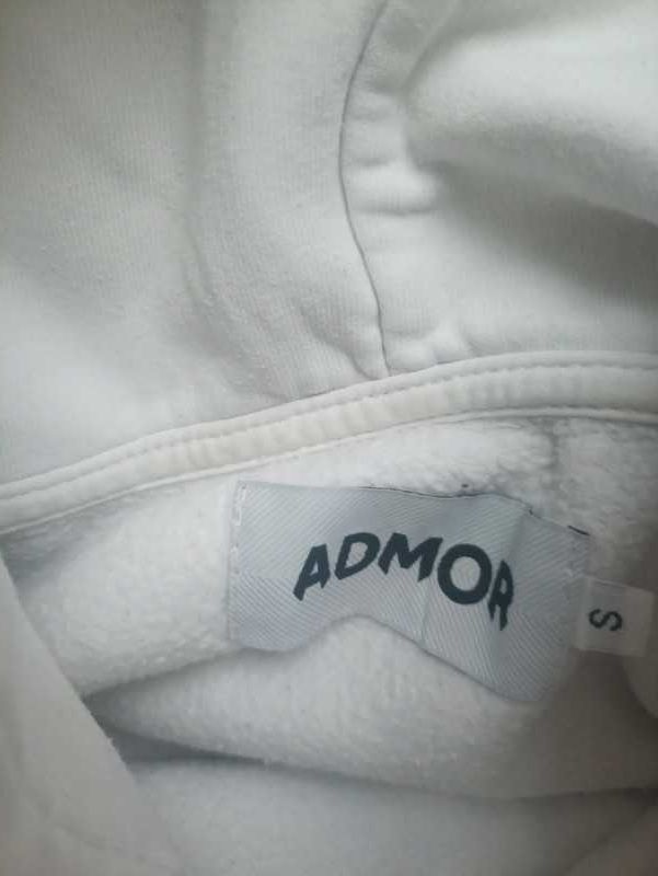 biała bluza admor new utopia unisex vintage y2k body oversize  L