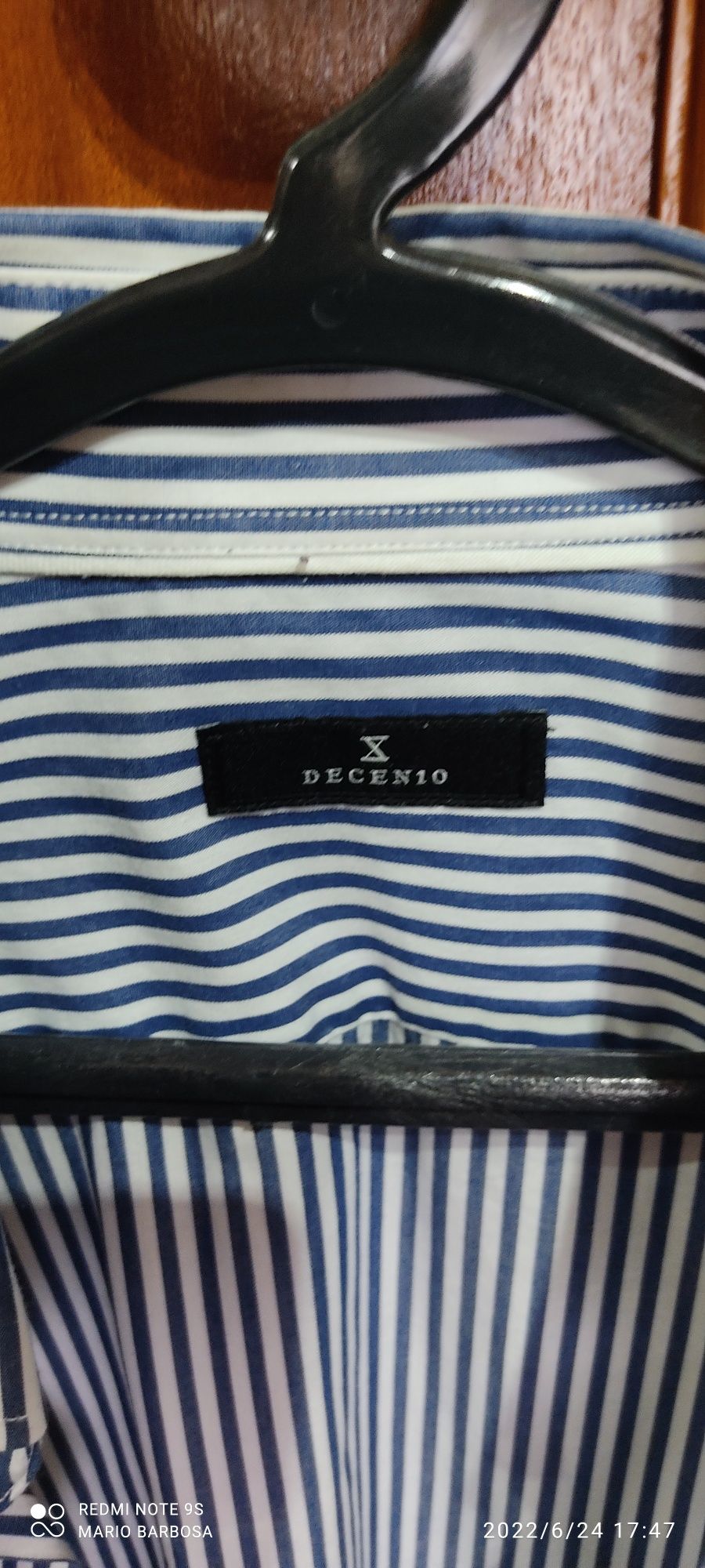 Camisa decenio tamanho xl