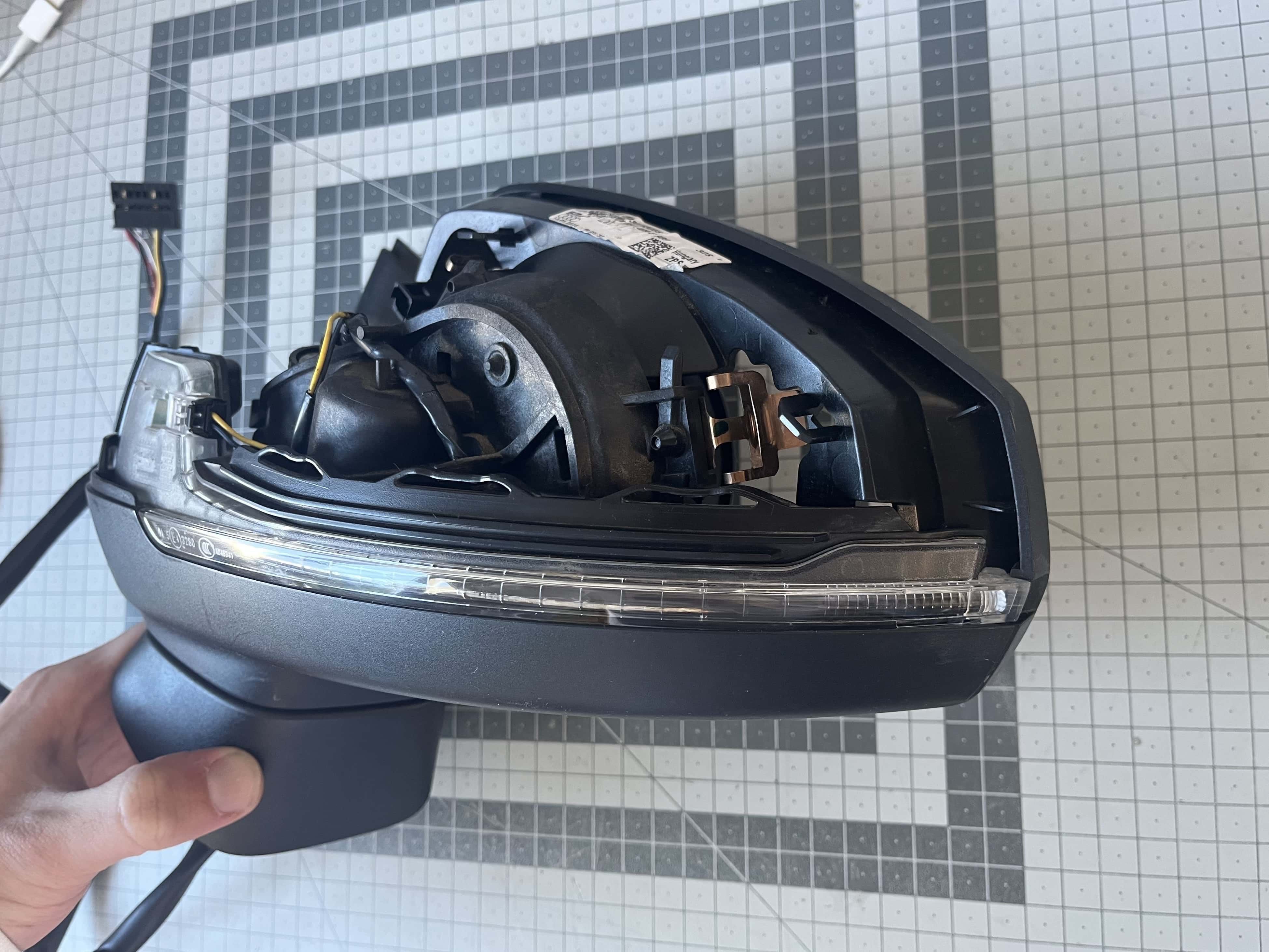 Espelho Retrovisor Esquerdo Audi A3 8V - Original Usado - 8V1.857.409