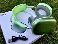 P9 słuchawki bezprzewodowe zielone nowe hit !