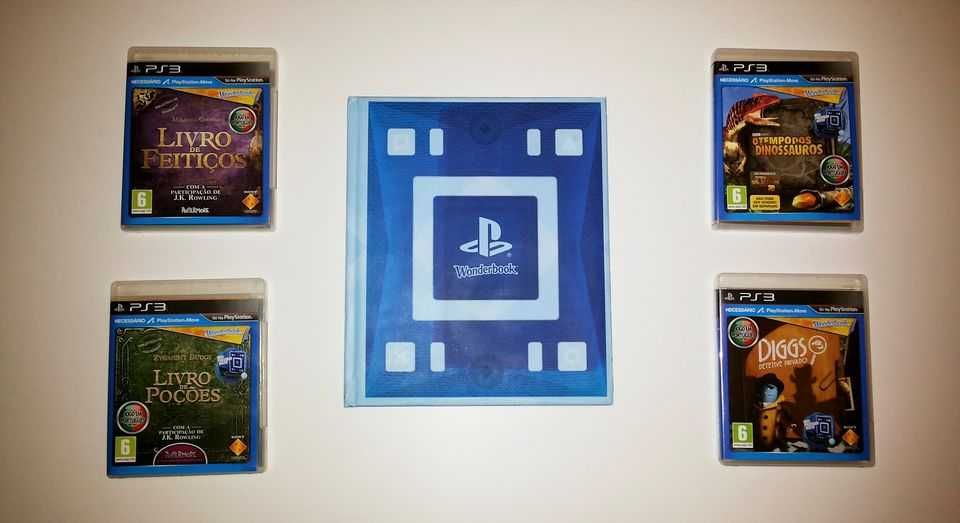 Jogos PS3 + Livro Wonderbook + Jogos Sony Playstation 3 - Ps3