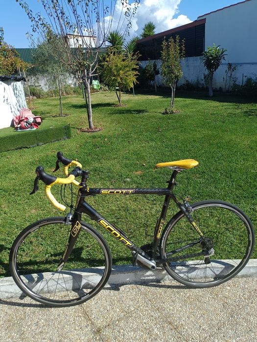 Bicicleta estrada 700 scoot carbono