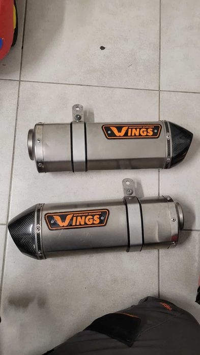 Wydechy Wings tłumiki Ktm 950 990 Adventure SM SMT SMR Akrapovic