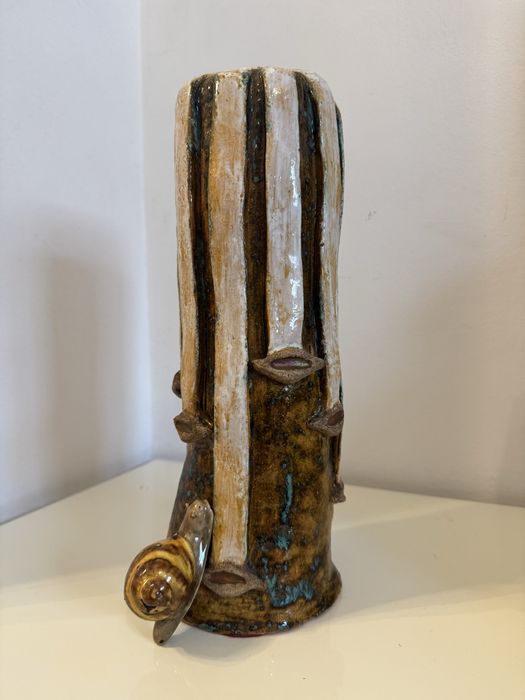 Grande Jarro Vaso exclusivo de grés vidrado esmaltado