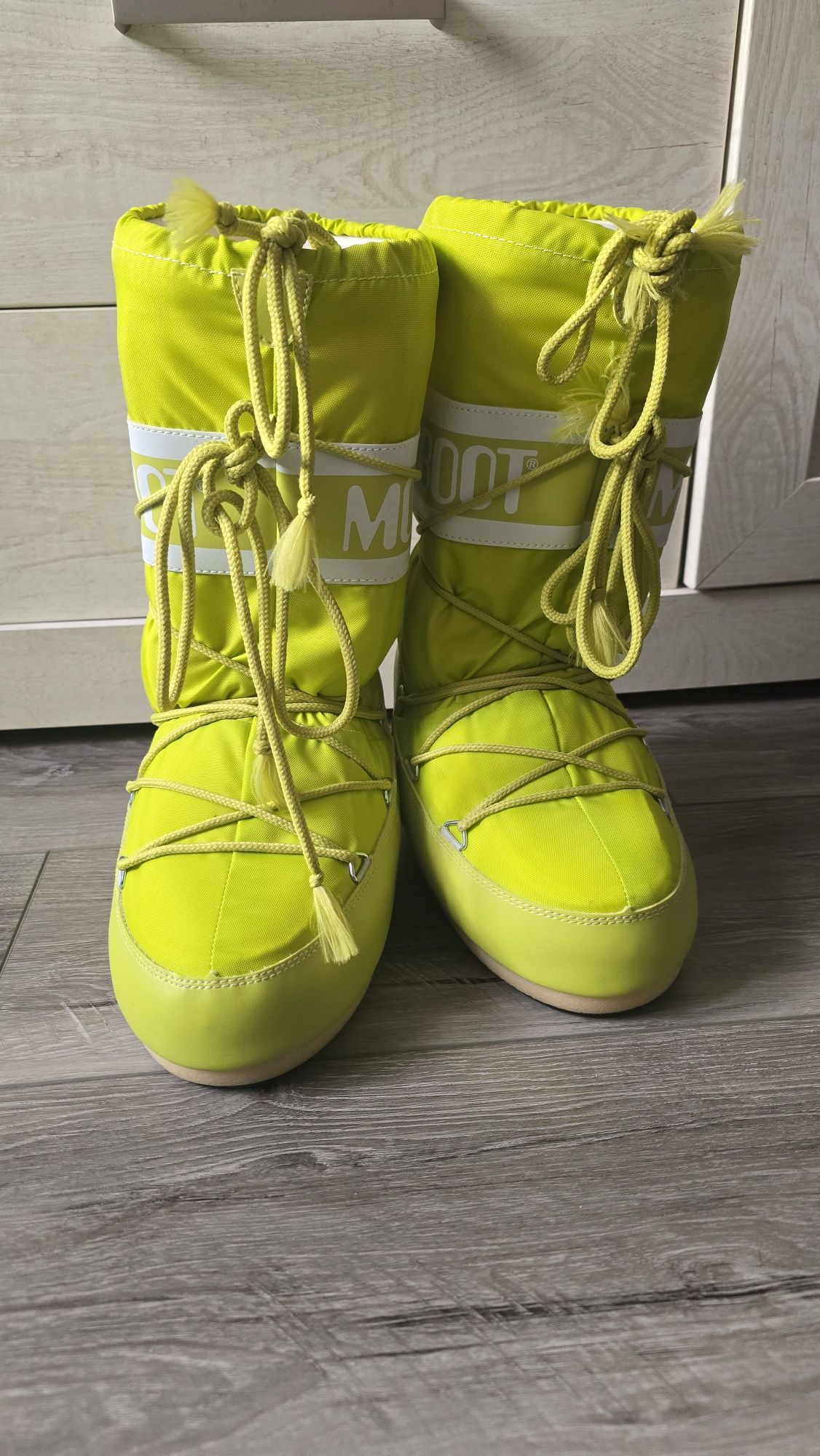 Moon Boot Nylon Limonkowe 35-38