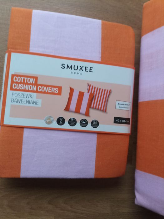 Pościel 5 elementów bawełna 100% Smukee komplet pościeli w pasy