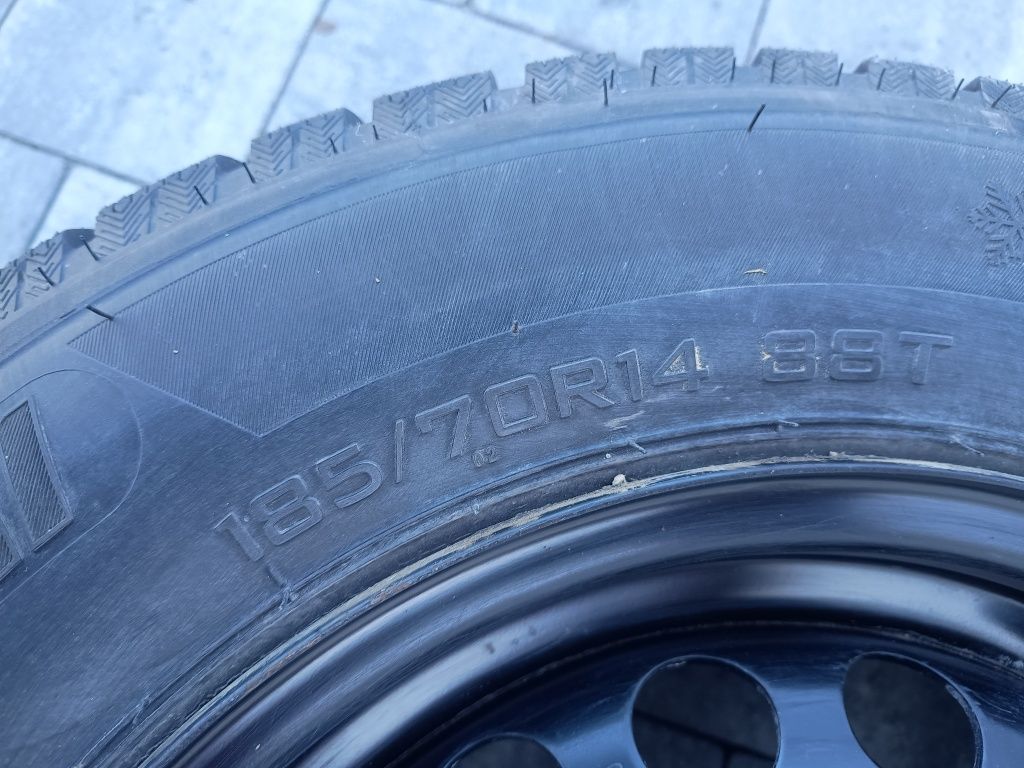 Koła Opel 4x100 185/70/14 Zima Corsa