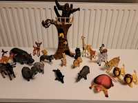 Figurki zwierząt leśnych i z zoo