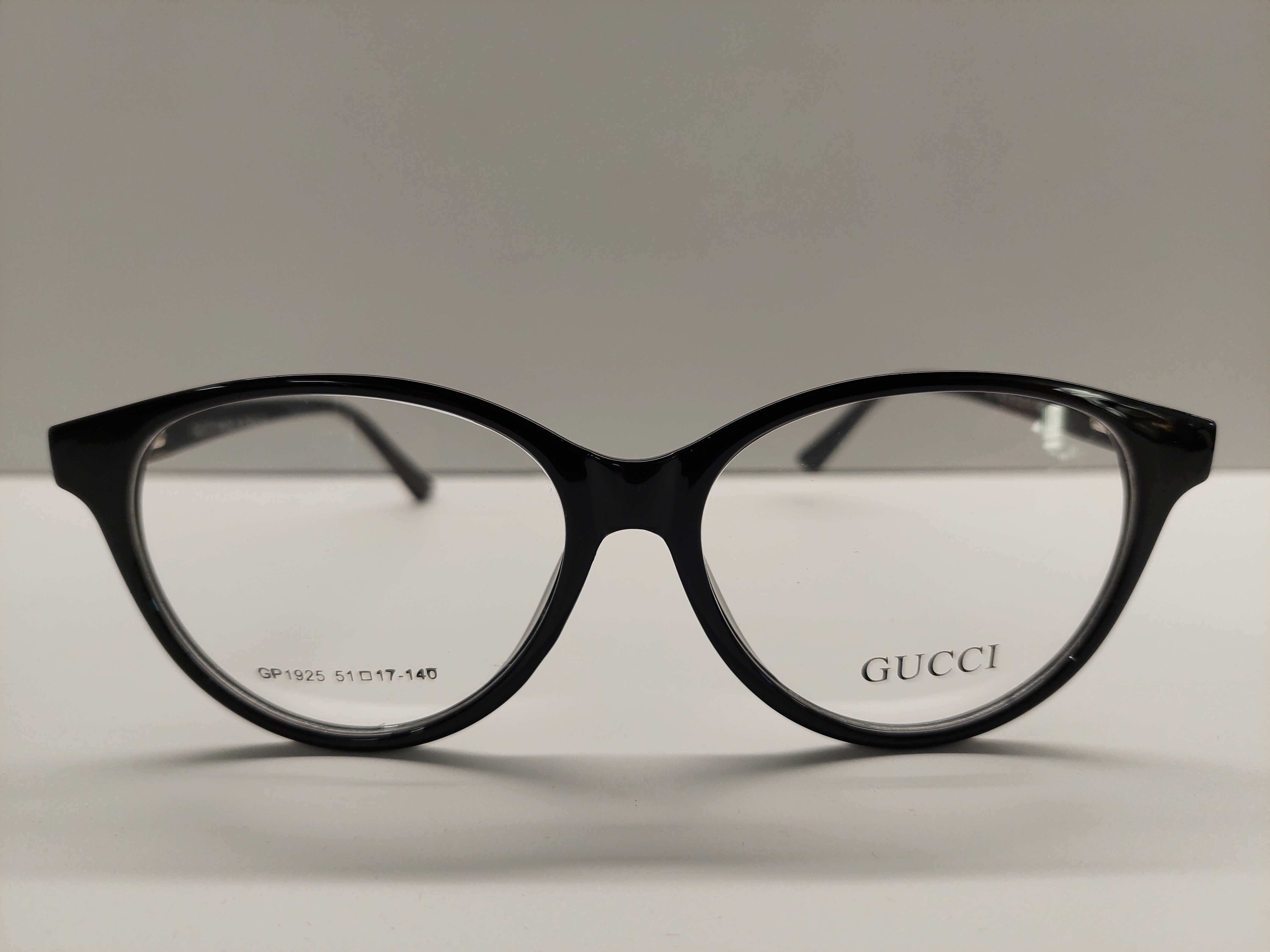 GUCCI - Nowe Czarne oprawki okulary