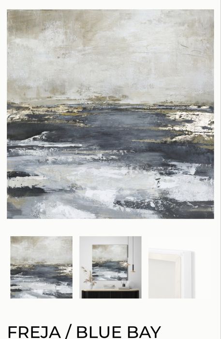 Obraz 70x70 Freja Blue Bay