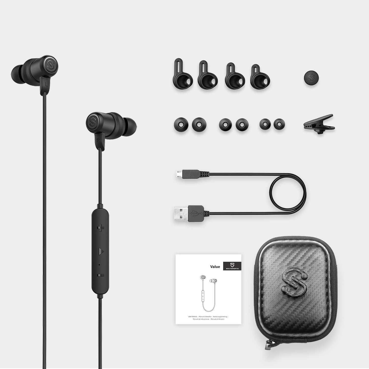 SoundPEATS Value Sportowe Słuchawki Bluetooth 5.0