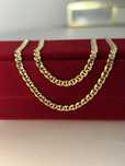 Nowy Złoty 585 Łańcuszek Gucci Pełny